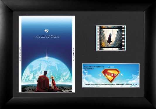 Superman 2025 (Superman and Krypto) Minicell FilmCells™ Framed Desktop Presentation