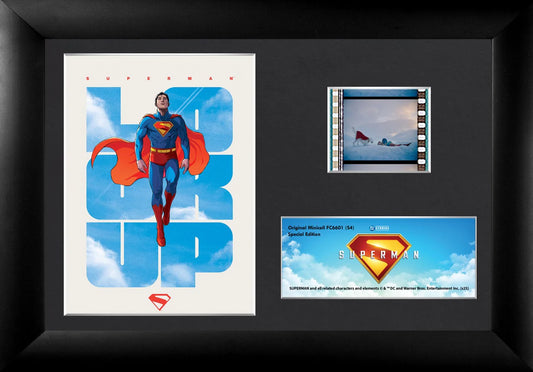 Superman 2025 (Look Up In The Sky) Minicell FilmCells™ Framed Desktop Presentation