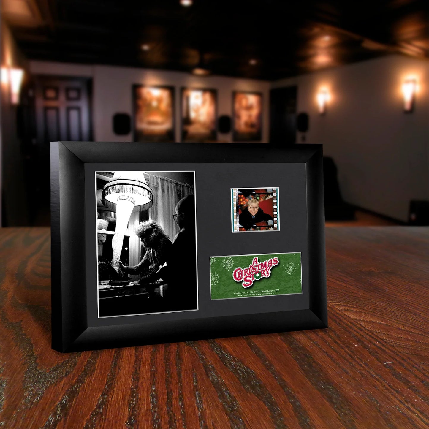 A Christmas Story (Leg Lamp) Minicell FilmCells Framed Desktop Presentation