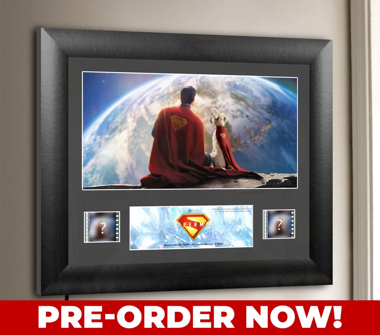 (PREORDER) Superman 2025 (Superman & Krypto) Limited Edition Single FilmCells™ Presentation