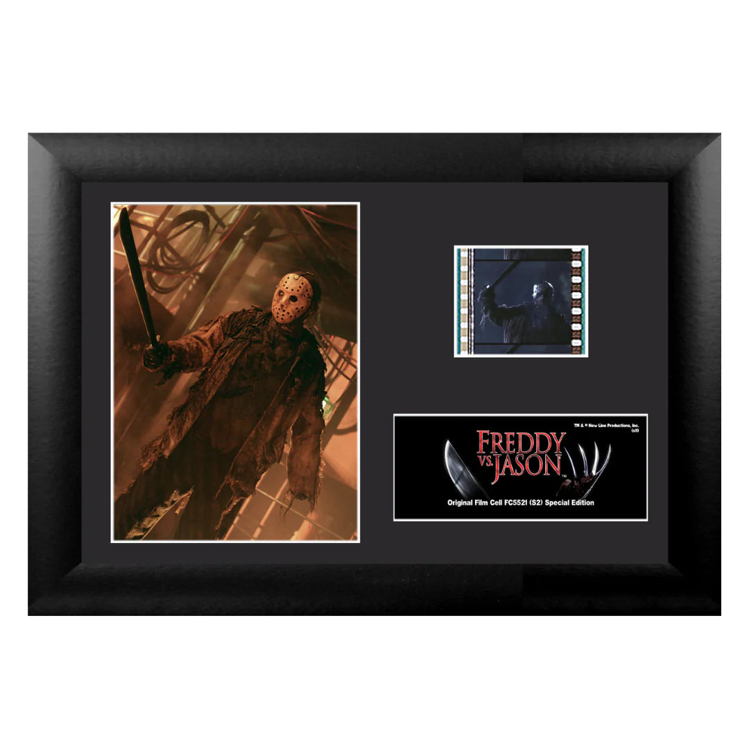 Freddy vs. Jason (Jason Voorhees) Minicell FilmCells Framed Desktop Presentation