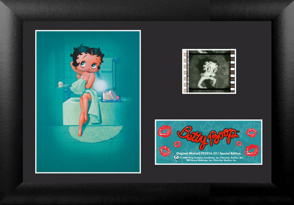 Betty Boop (Betty and Puppies) Minicell FilmCells Framed Desktop Presentation