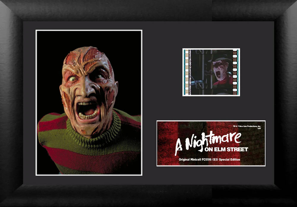 A Nightmare On Elm Street (Freddy Kreuger) Minicell FilmCells Framed Desktop Presentation
