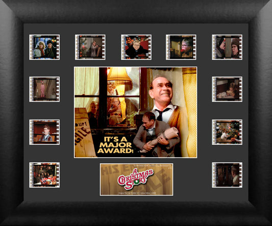 A Christmas Story (Its A Major Award) Limited Edition Mini Montage Framed FilmCells Presentation