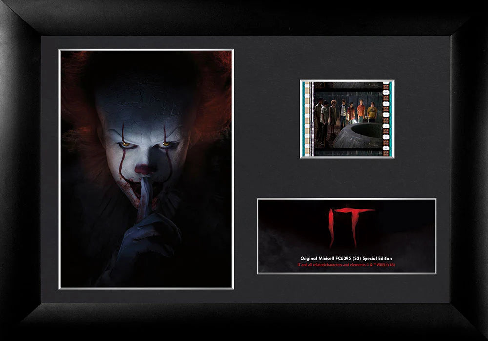 IT (Pennywise) Minicell FilmCells Framed Desktop Presentation