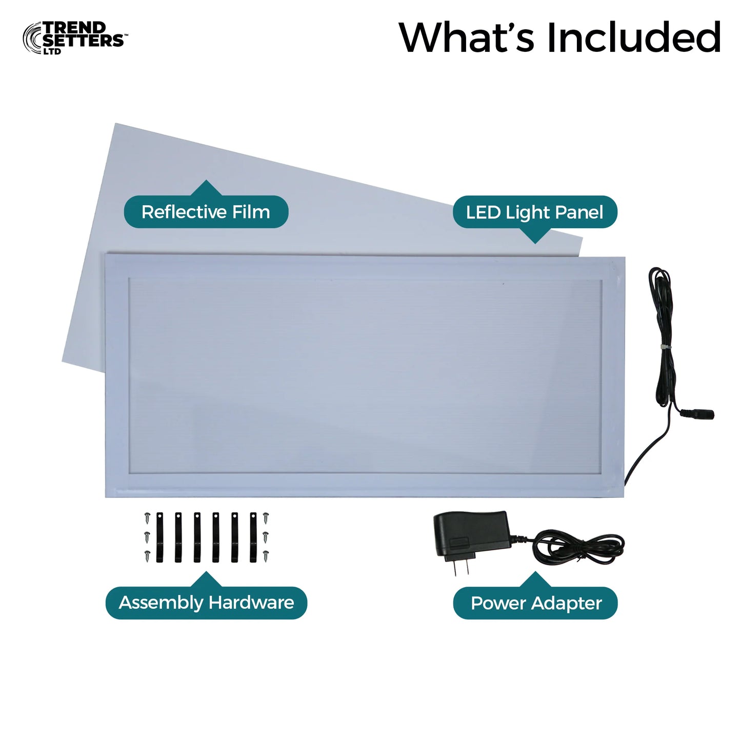 17" x 8" LED Light Panel - Fits 20" x 11" FilmCells Presentations (Trio, Trilogies and Deluxes)