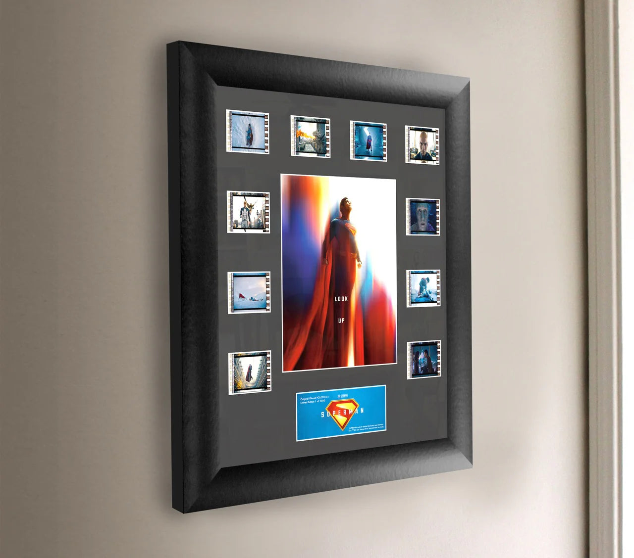 Superman 2025 (Look Up) Mini Montage Framed FilmCells™ Presentation