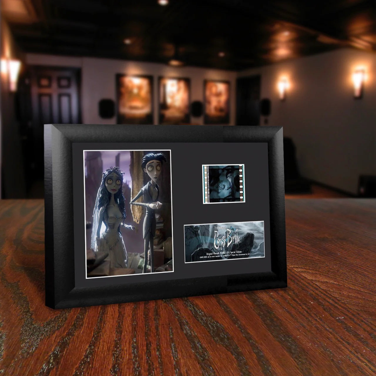 Tim Burtons Corpse Bride (Victor & Emily) Minicell FilmCells Framed Desktop Presentation