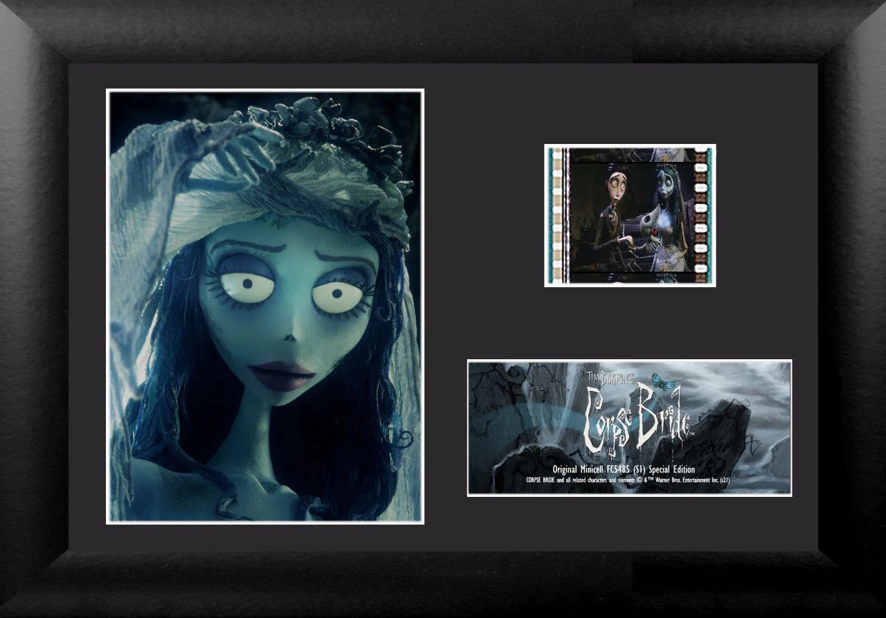 Tim Burtons Corpse Bride (Emily) Minicell FilmCells Framed Desktop Presentation