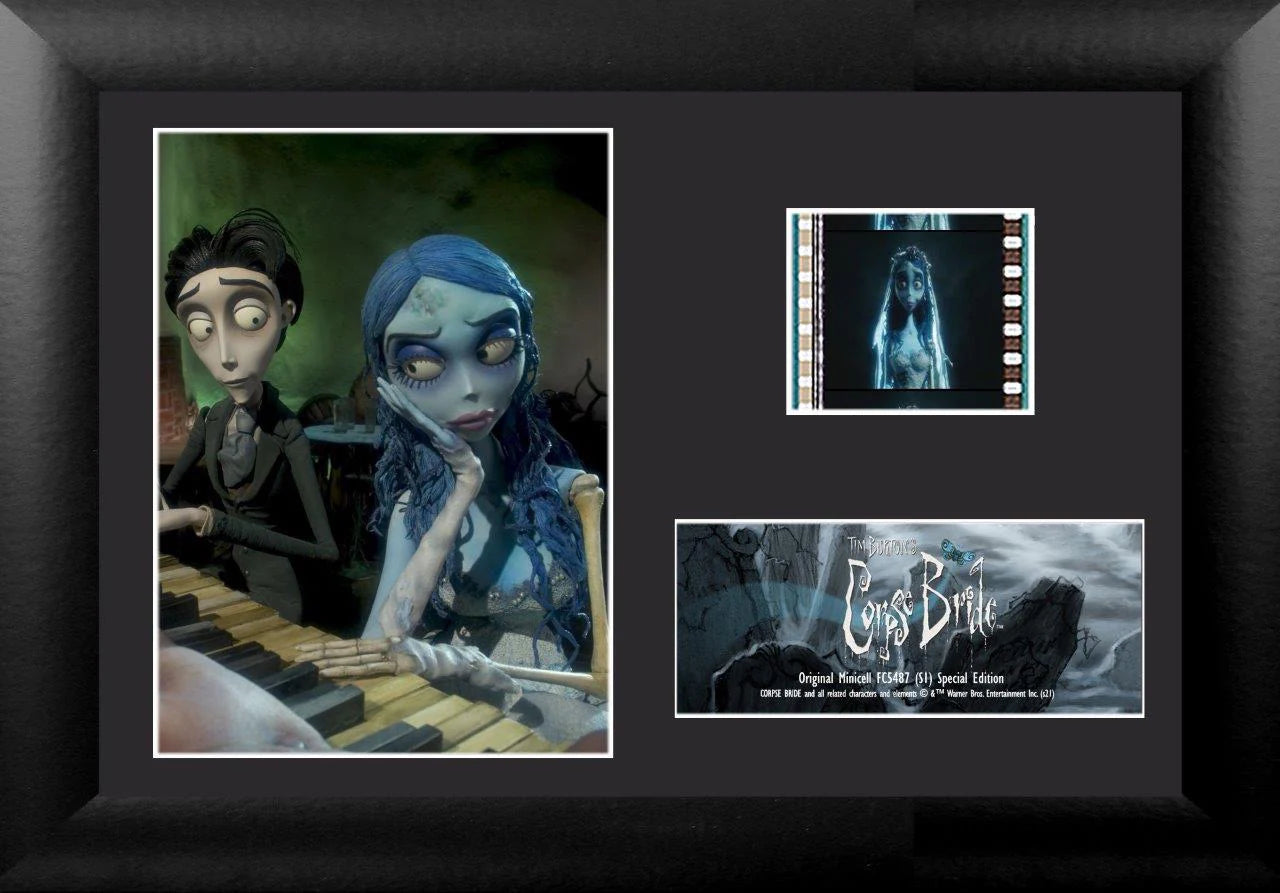 Tim Burtons Corpse Bride (Keyboard) Minicell FilmCells Framed Desktop Presentation