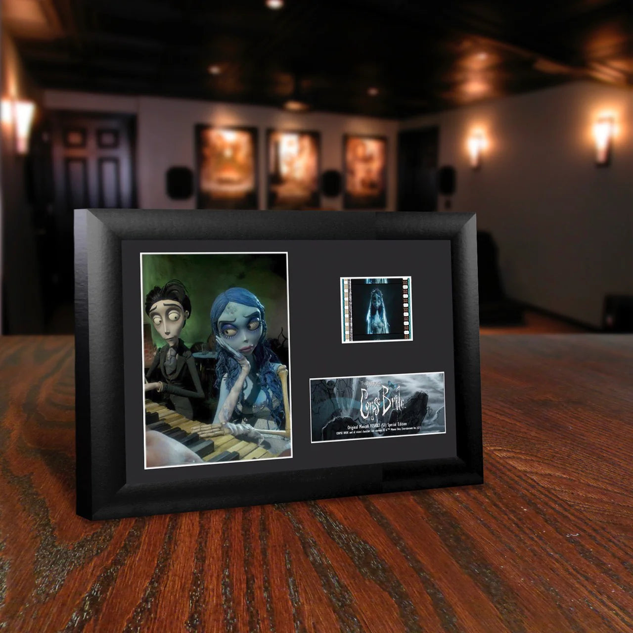 Tim Burtons Corpse Bride (Keyboard) Minicell FilmCells Framed Desktop Presentation