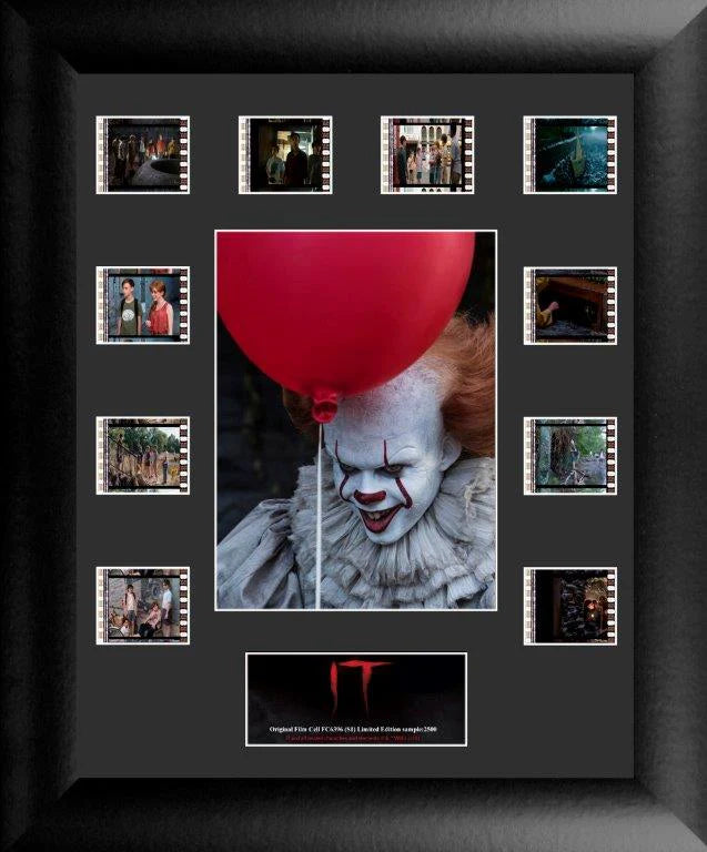 It (Pennywise and Balloon) Limited Edition Mini Montage Framed FilmCells Presentation