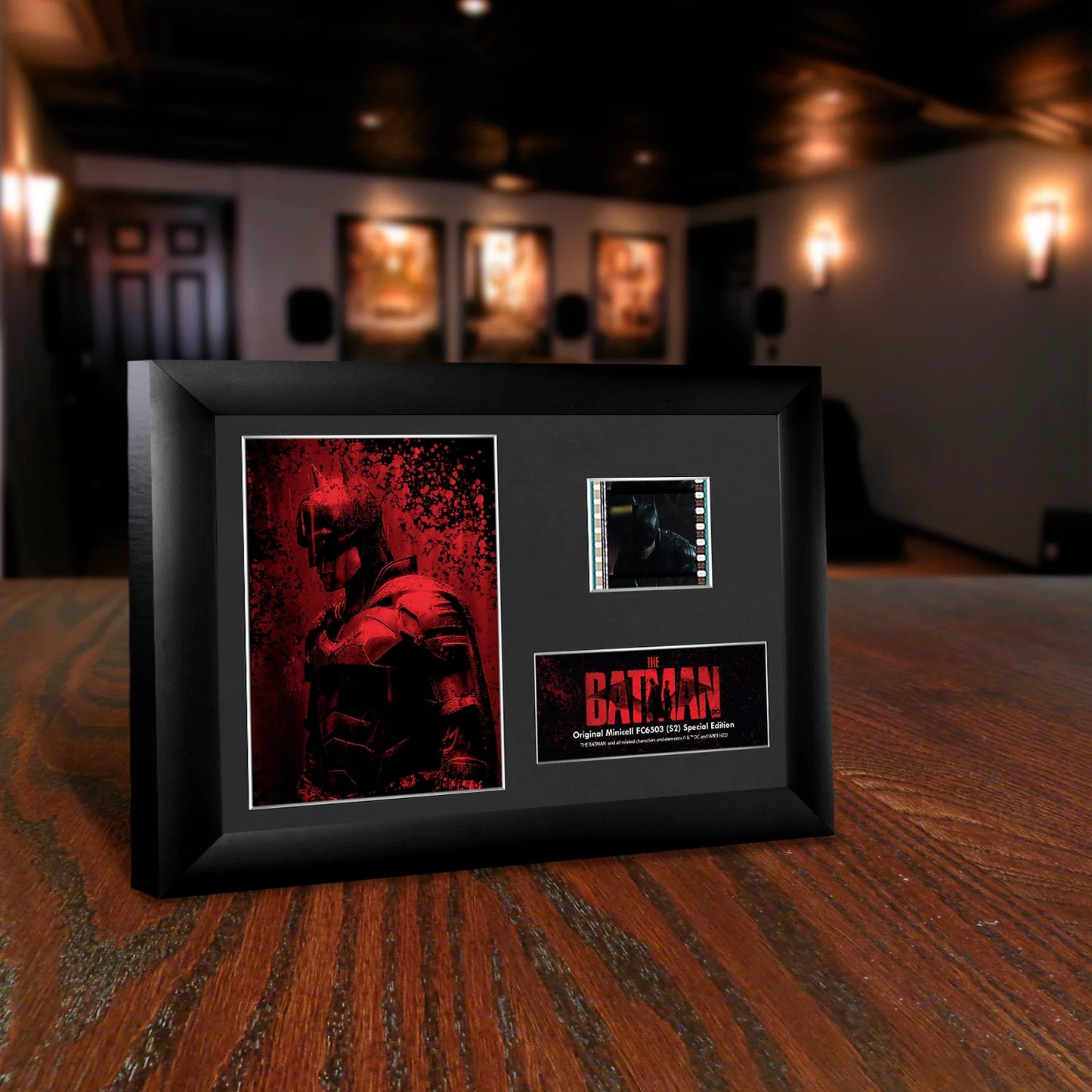 The Batman (Red Rain) Minicell FilmCells Framed Desktop Presentation