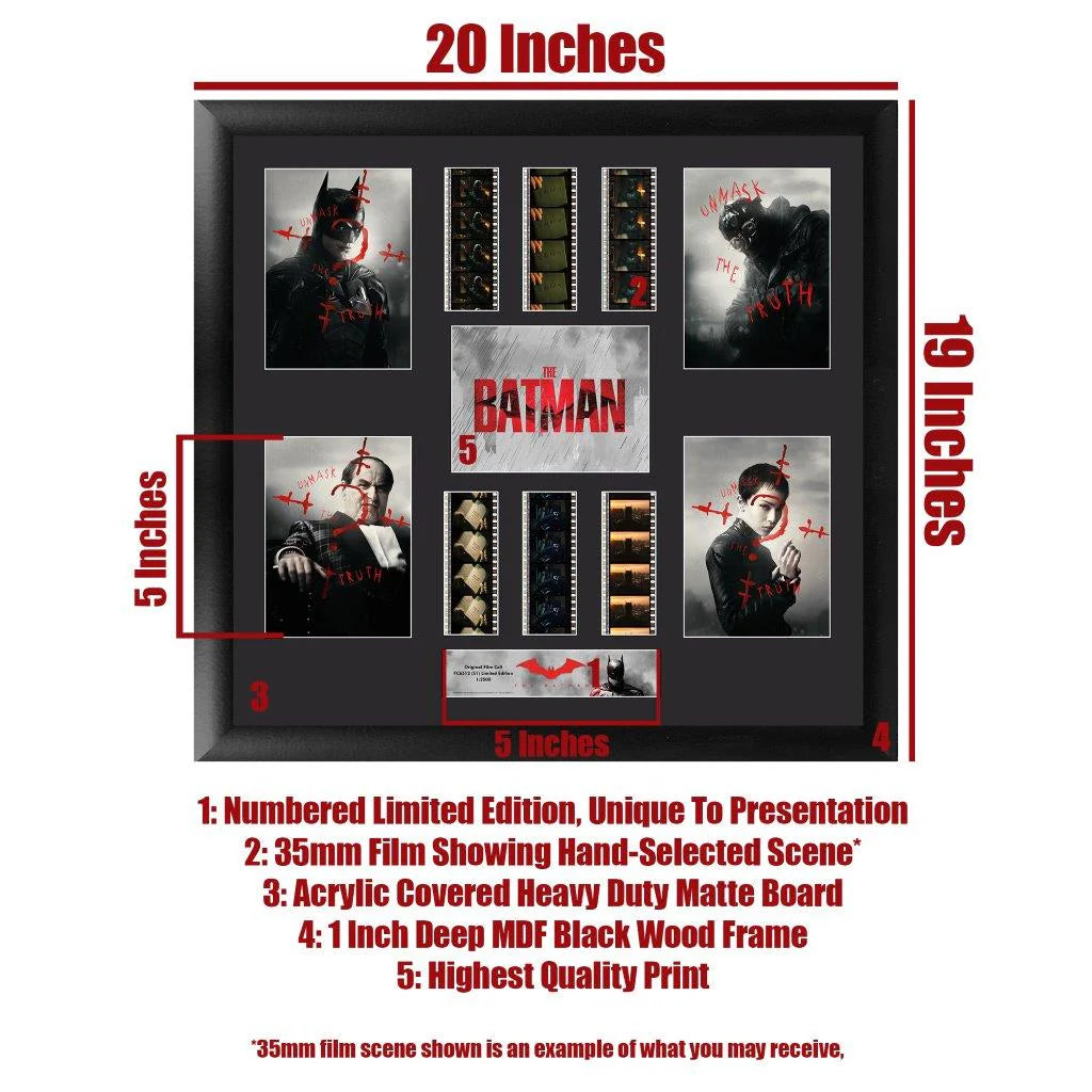 The Batman (S1) FilmCells Presentation Limited Edition Montage Framed Art