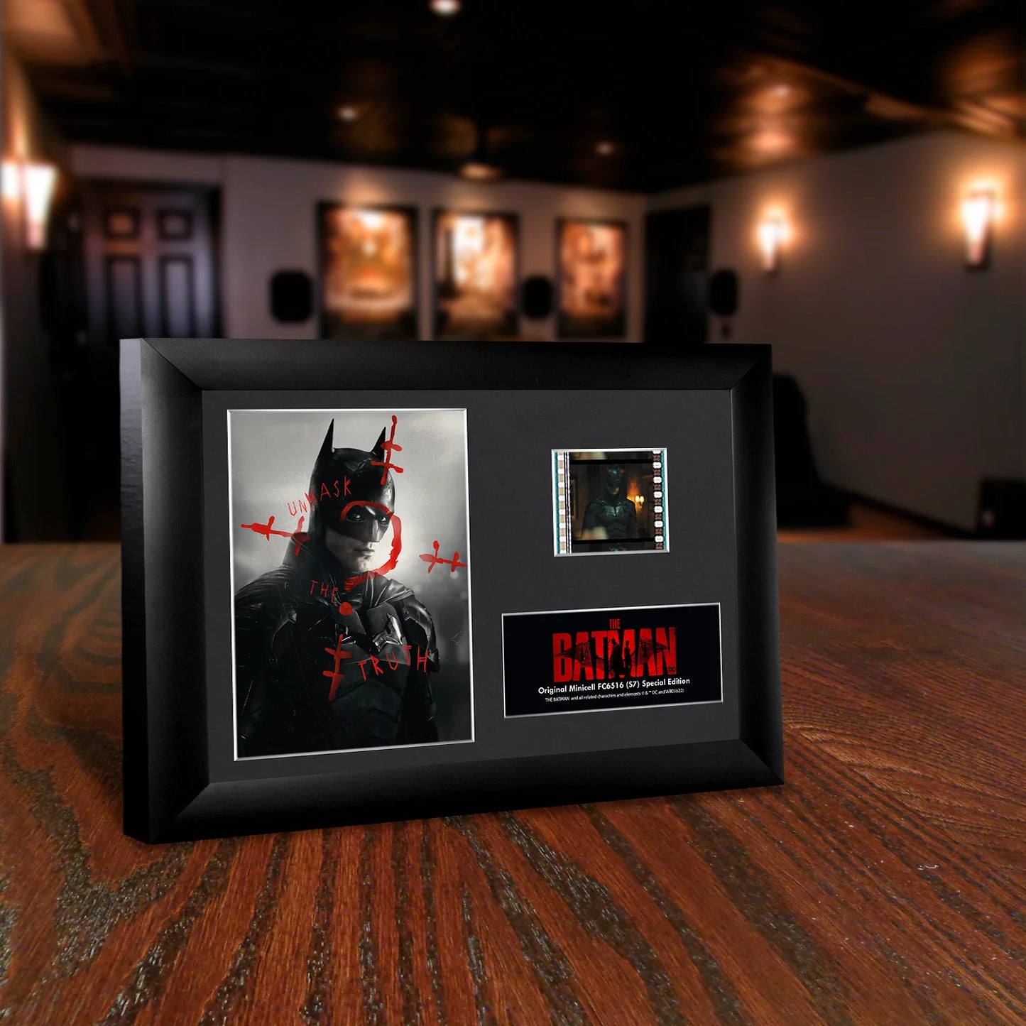 The Batman (Unmask the Truth) Minicell FilmCells Framed Desktop Presentation