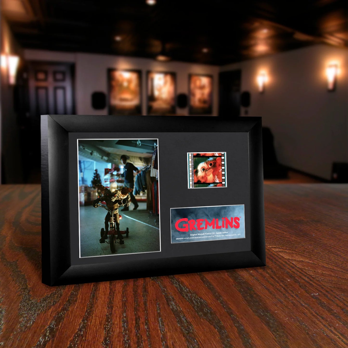 Gremlins (Stripe) Minicell FilmCells Framed Desktop Presentation