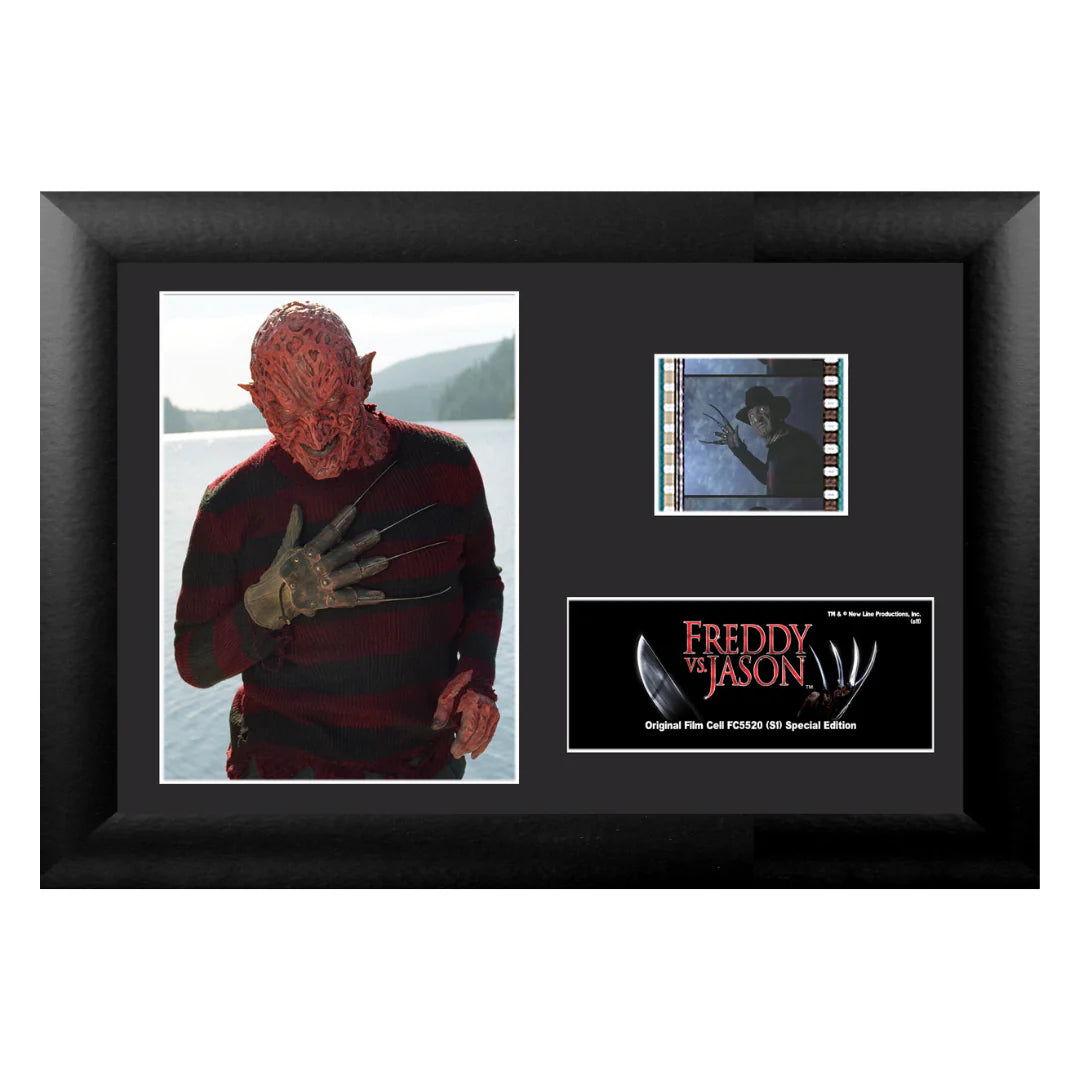 Freddy vs. Jason (Freddys Back) Minicell FilmCells Framed Desktop Presentation