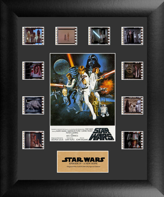 Star Wars: Episode IV (A New Hope) FilmCells Presentation Mini Montage Wall Art