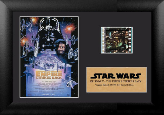 Star Wars Episode V The Empire Strikes Back Minicell FilmCells Framed Desktop Presentation