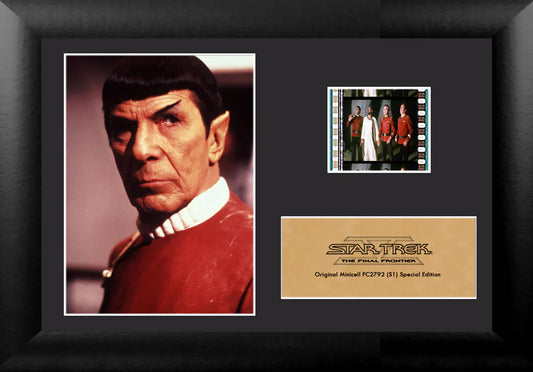 Star Trek V: The Final Frontier (Spock) Minicell FilmCells Framed Desktop Presentation