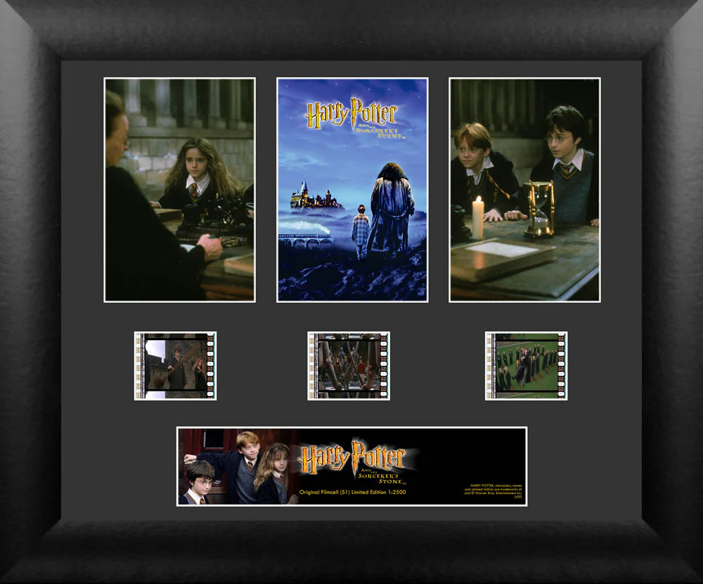 Harry Potter and the Sorcerers Stone (S1) Limited Edition 3 Cell Standard FilmCells Wall Art Presentation