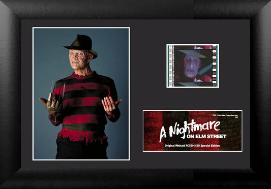 A Nightmare On Elm Street (Freddy) Minicell FilmCells Framed Desktop Presentation