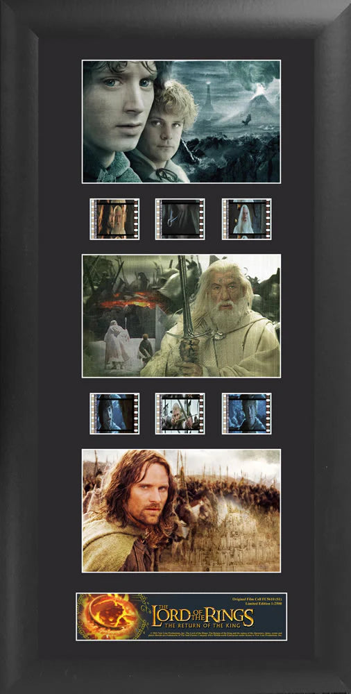 The Lord of the Rings: The Return of the King (S1) Limited Edition Trio Framed FilmCells Presentation