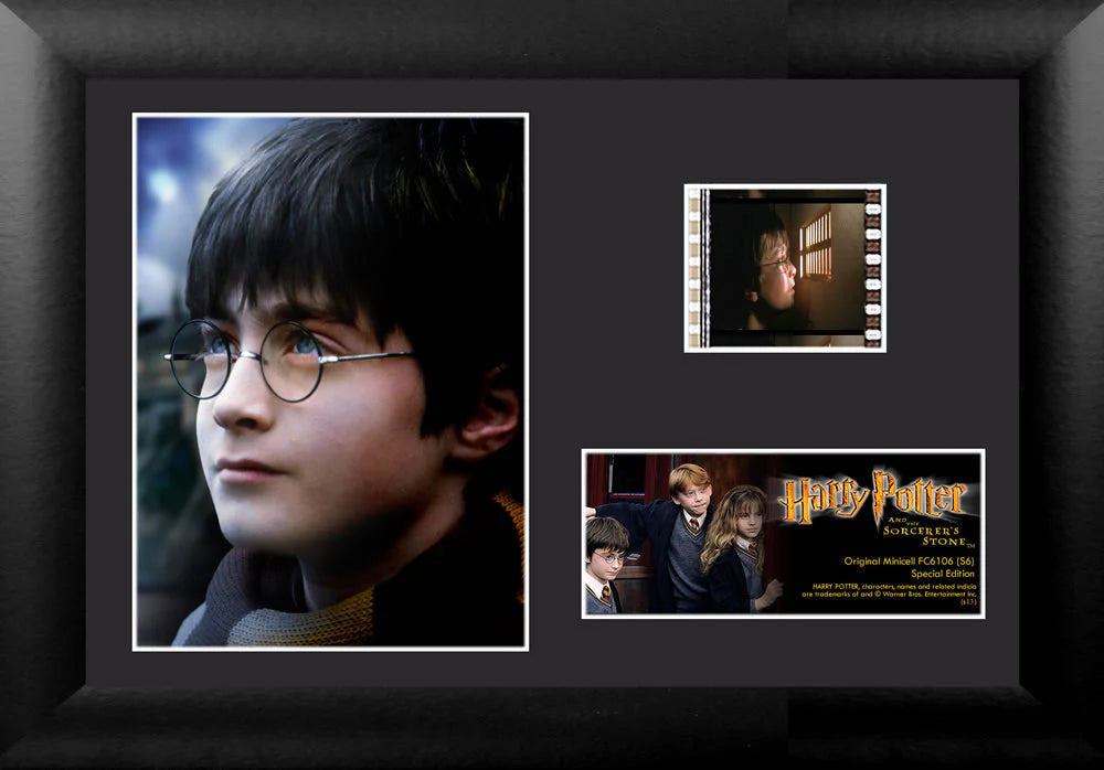 Harry Potter and the Sorcerers Stone (S6) Minicell FilmCells Framed Desktop Presentation