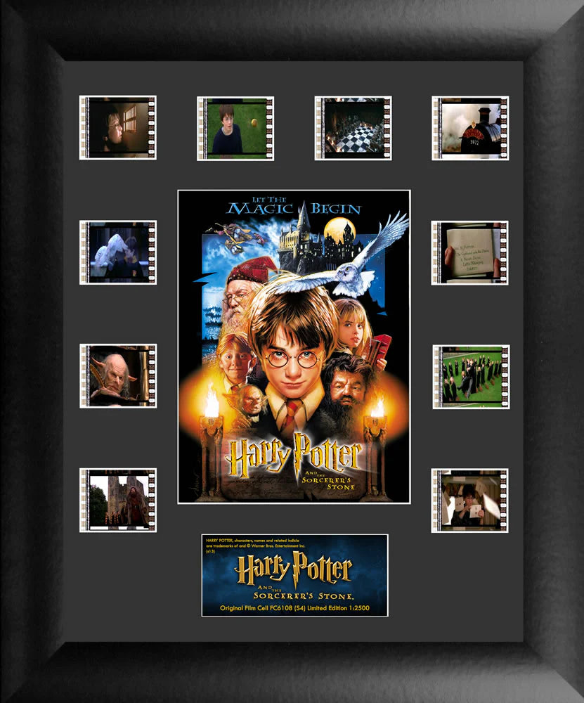 Harry Potter and the Sorcerers Stone (S4) Limited Edition Mini Montage Framed FilmCells Presentation