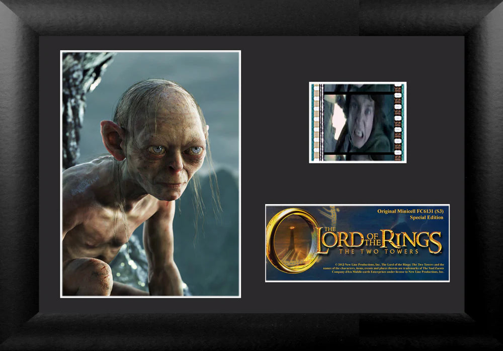 The Lord of the Rings: The Two Towers (S3) Minicell FilmCells Framed Desktop Presentation