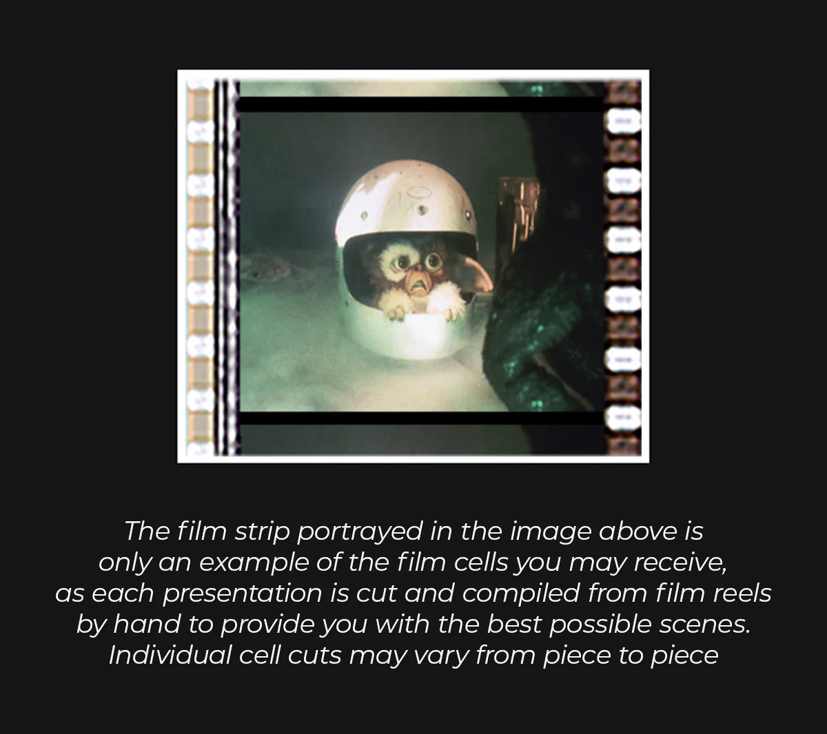 Gremlins (Stripe) Minicell FilmCells Framed Desktop Presentation