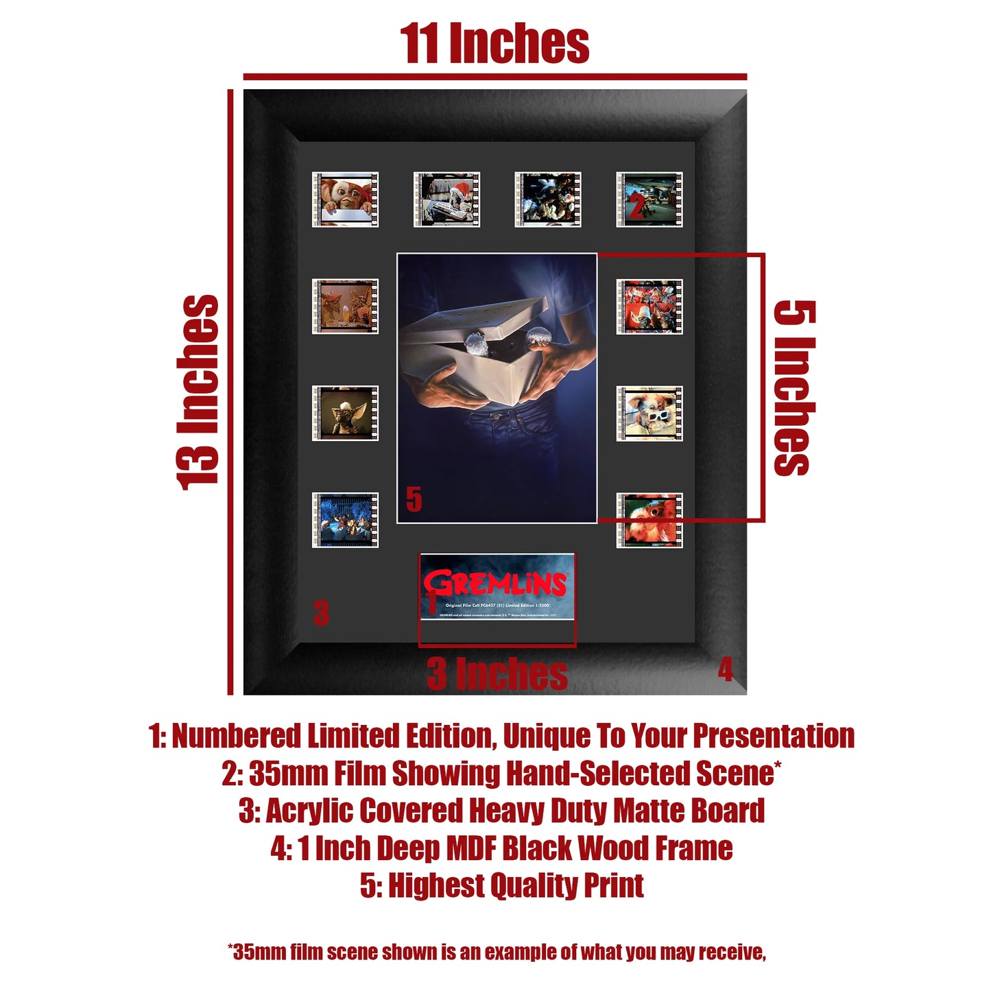 Gremlins (S2) Limited Edition Mini Montage Framed FilmCells Presentation