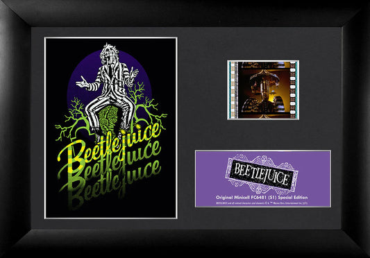 Beetlejuice (Betelgeuse) Minicell FilmCells Framed Desktop Presentation