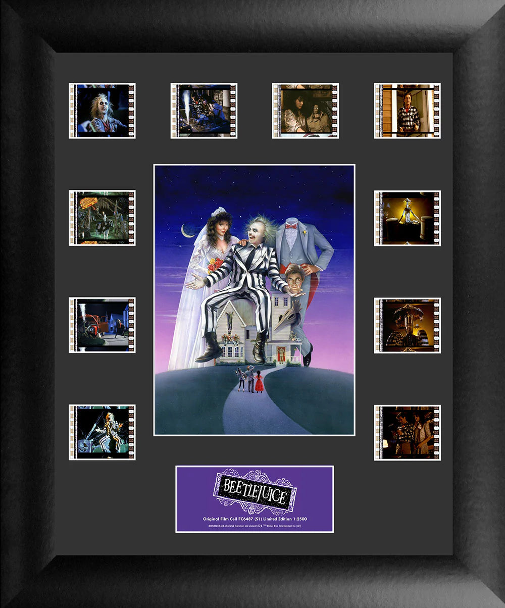 beetlejuice (S2) Limited Edition Mini Montage Framed FilmCells Presentation