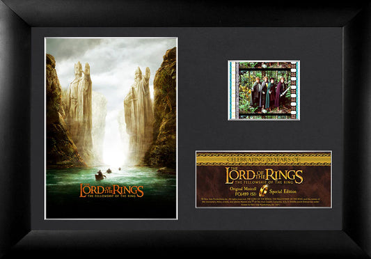 Lord of the Rings Fellowship of the Ring (20th Anniversary) Minicell FilmCells Framed Desktop Presentation