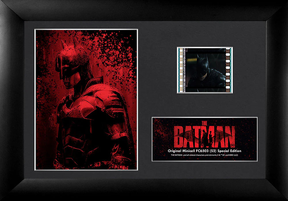 The Batman (Red Rain) Minicell FilmCells Framed Desktop Presentation