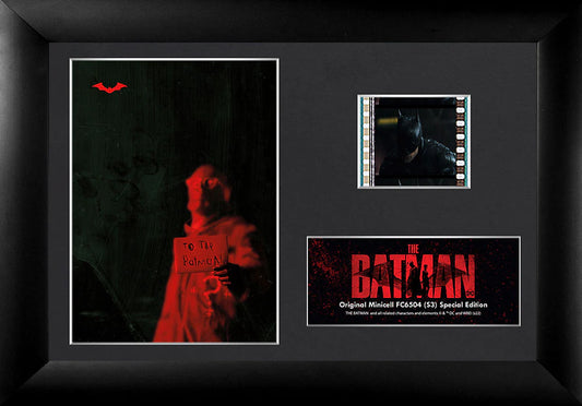 The Batman (The Riddler) Minicell FilmCells Framed Desktop Presentation