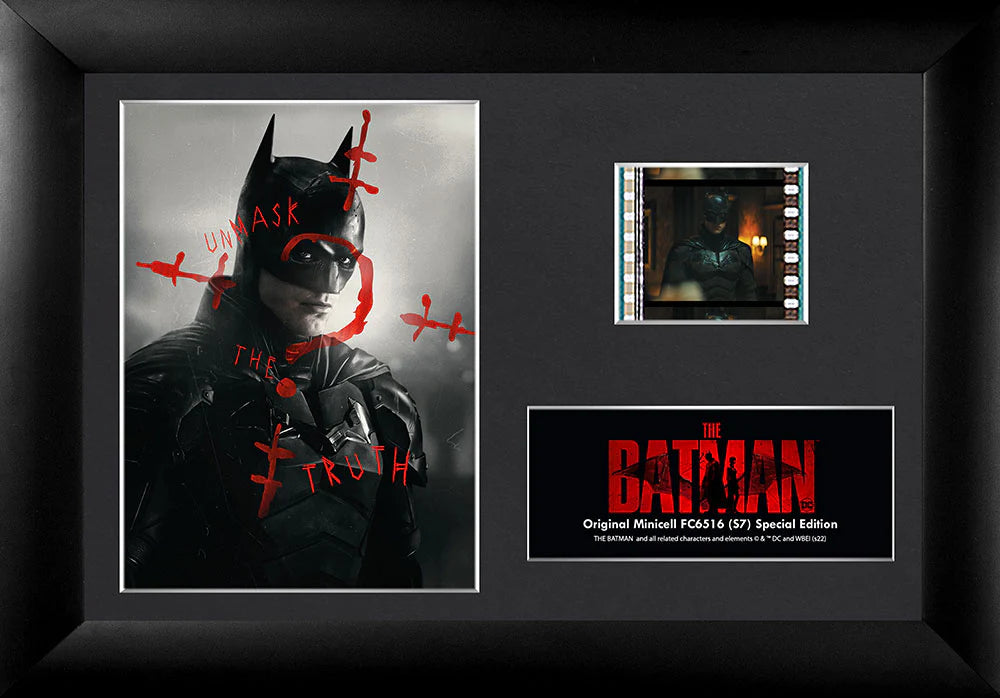 The Batman (Unmask the Truth) Minicell FilmCells Framed Desktop Presentation