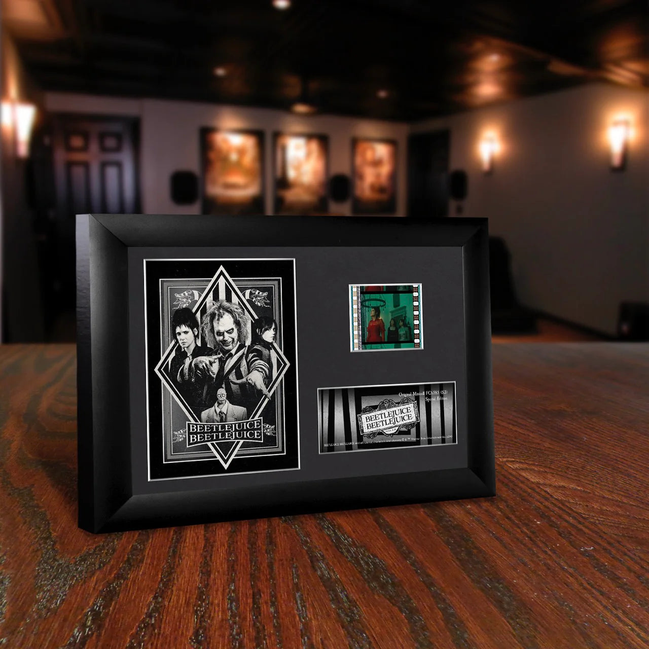 Beetlejuice Beetlejuice (S3) Minicell FilmCells Framed Desktop Presentation