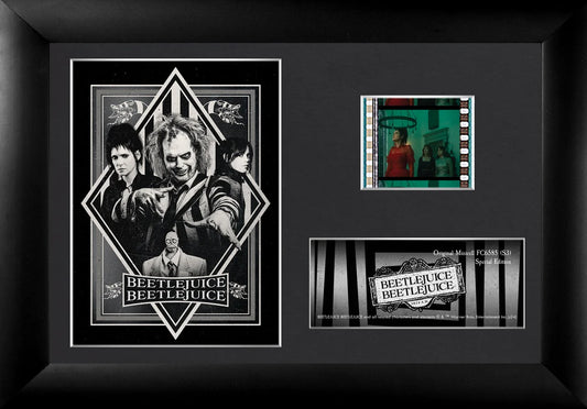 Beetlejuice Beetlejuice (S3) Minicell FilmCells Framed Desktop Presentation